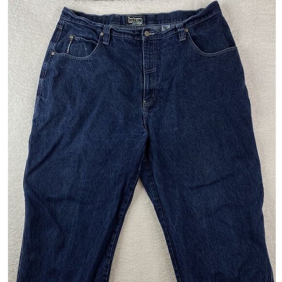 Hedz Up Jeans Avewear Mens Carpenter 44x34 Real 40x32.5 Baggy Loose Hip Hop 90’s - Picture 4 of 16